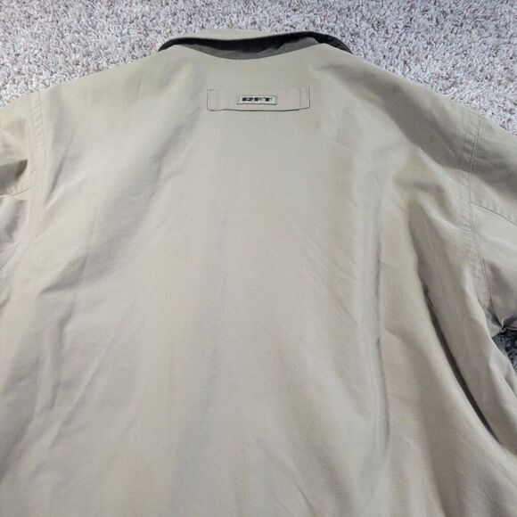 RFT RAINFOREST Jacket Men's Small Beige Windbreaker Outdoors Full Zip - Picture 8 of 9